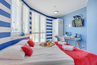 Отели типа «постель и завтрак» Navy Group - Willa Marina Гданьск Двухместный номер Делюкс с 1 кроватью и балконом, вид на море-3